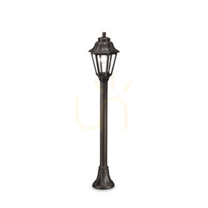 Outdoor Standing Lamp Ideallux Dafne PT1 Black 110 cm E27 101514 small 0