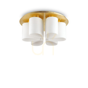 Plafon Ideallux Daisy PL6 złoty 60 cm 247779 small 0