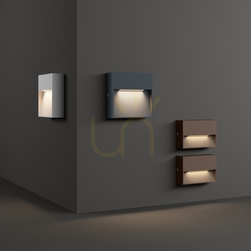 Check Outdoor Wall Lamp Ideallux Dedra Big Anthracite LED 10 cm 316871