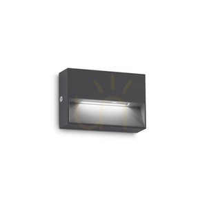 Outdoor Wall Lamp Ideallux Dedra AP Small Anthracite LED 1.5W 328645 small 0