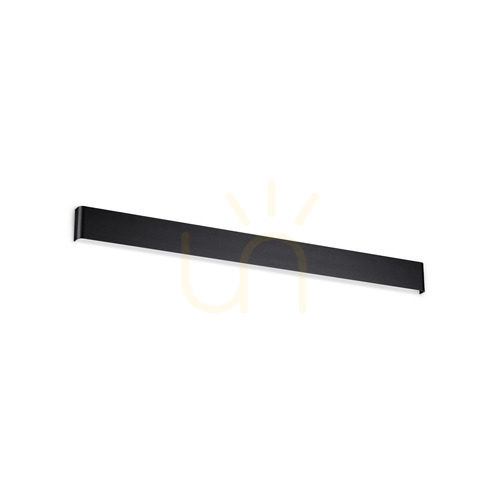 Check Wall Light Ideallux Delta AP D110 Black LED 3000K 287591