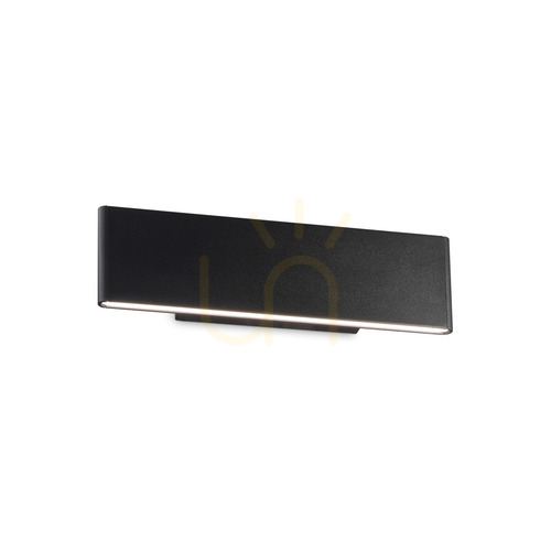 Check Wall Light Ideallux Desk AP2 Nero Black Metal LED 12.5W 173252