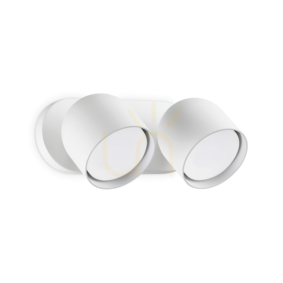 Wall Light Ideallux Dodo AP2 Bianco White 2xGX53 314136