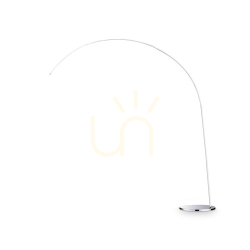 Check Standing Lamp Ideallux Dorsale 286662 Chrome Metal E27 228 cm