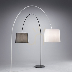 Standing Lamp Ideallux Dorsale Black Metal 228 cm E27 286679 small 5