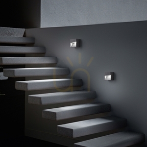 Outdoor Wall Lamp Ideal Lux Down AP1 Anthracite Aluminum G9 122045 small 2