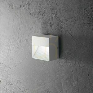 Outdoor Wall Lamp Ideallux DOWN AP1 White Aluminum G9 115382 small 3