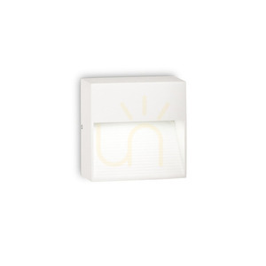 Outdoor Wall Lamp Ideallux DOWN AP1 White Aluminum G9 115382 small 0