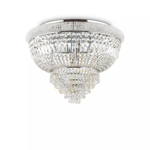 Check Plafond Ideallux Dubai PL24 Cromo chrom 78 cm 243566