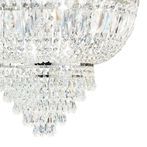 Ceiling Light Ideallux Dubai PL24 Gold Crystal 78 cm 243498 small 3