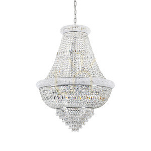 Pendant Light Ideallux Dubai SP24 Chrome Crystal 80 cm 243597 small 0