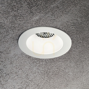 Accessory Frame Ideallux Dynamic Round White 9.5 cm Aluminum 208695 small 1