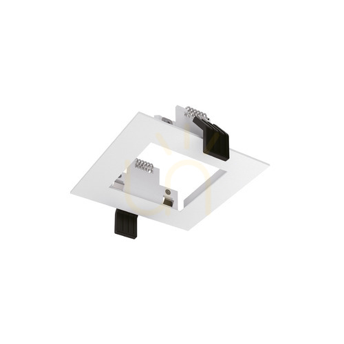 Check Square Frame Ideallux Dynamic White Aluminum 10 cm 208725