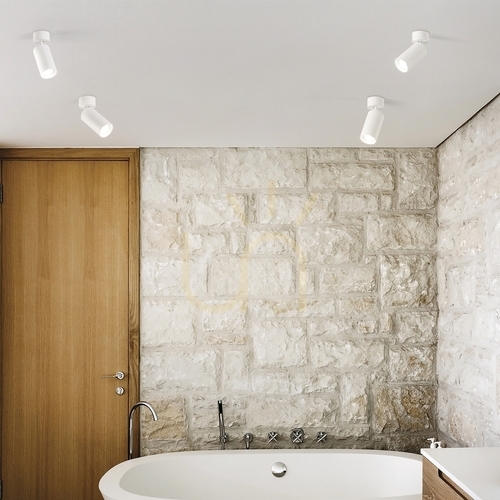 Check Plafon sufitowy Ideallux Dynamite PL1 Bianco biały GU10 231495