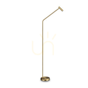 Standing Lamp Ideallux Easy PT Brass LED 128 cm 295503 small 0