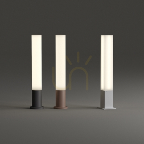 Check Outdoor Standing Light Ideallux EDO Round Brown 80 cm GX53 213071