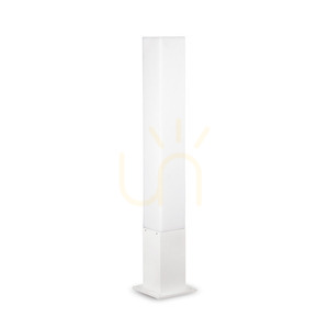 Outdoor Standing Lamp Ideallux EDO PT1 Square White 79 cm 142999 small 0