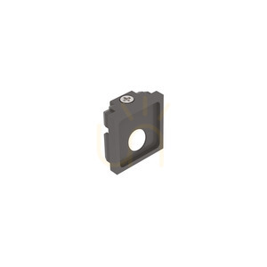 End Cap Ideallux EGO Low Connector Hole Black 267258 small 0
