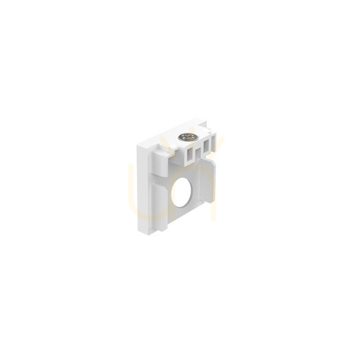 Check End Cap Ideallux EGO Low Con Foro White Aluminum 282671
