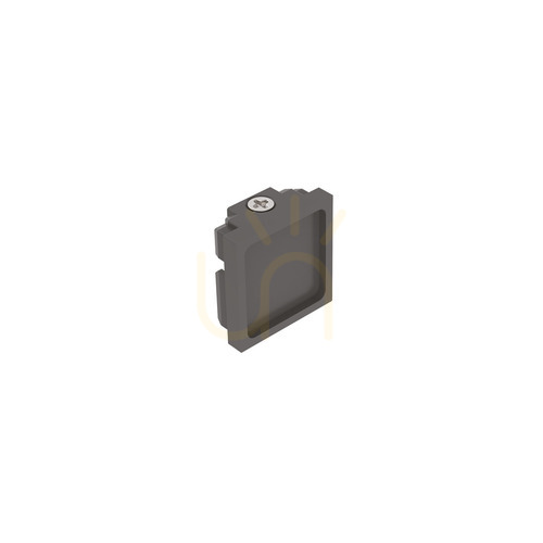 Check End Cap Ideallux EGO Low Black Aluminum 267241