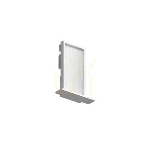 Check End Cap Ideallux EGO Recessed Trim White Aluminum 320526