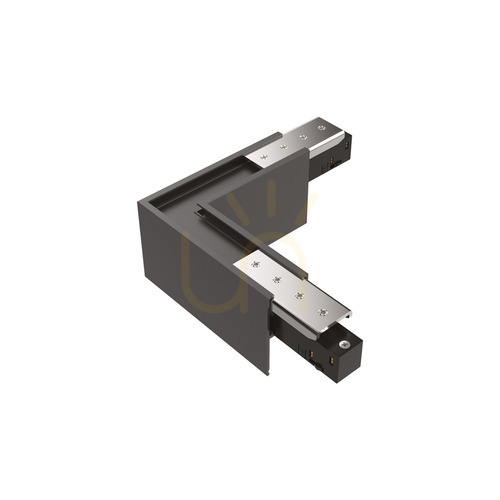 Check Surface Connector Ideallux EGO Black Aluminum 10 cm 258140