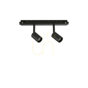 Track Light Ideallux EGO Double 2x5W 3000K Black 257624 small 0