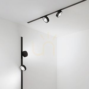 Track Light Ideallux EGO Flat Single 9W 3000K Black 290614 small 1