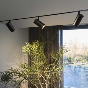 Track Light Ideallux EGO Single Black 19W 3000K LED 305608 small 4