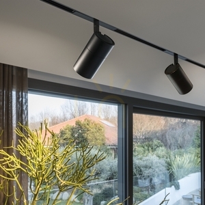 Track Light Ideallux EGO Single Black 19W 3000K LED 305608 small 6