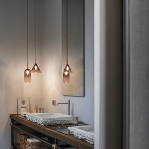 Pendant Light Ideal Lux Empire SP1 Cono Chrome Glass 20 cm 309798 small 1