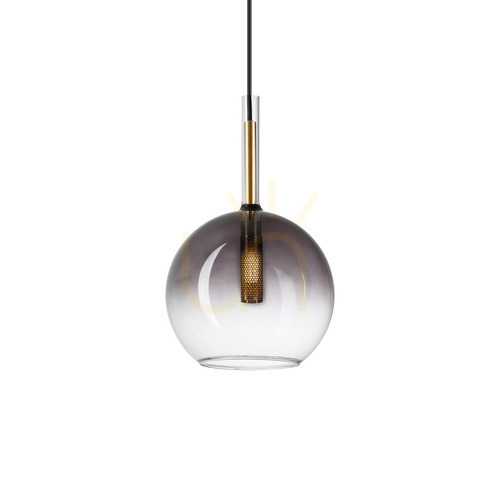 Check Pendant Light Ideallux Empire Sfera Chrome Glass 18 cm G9 309811