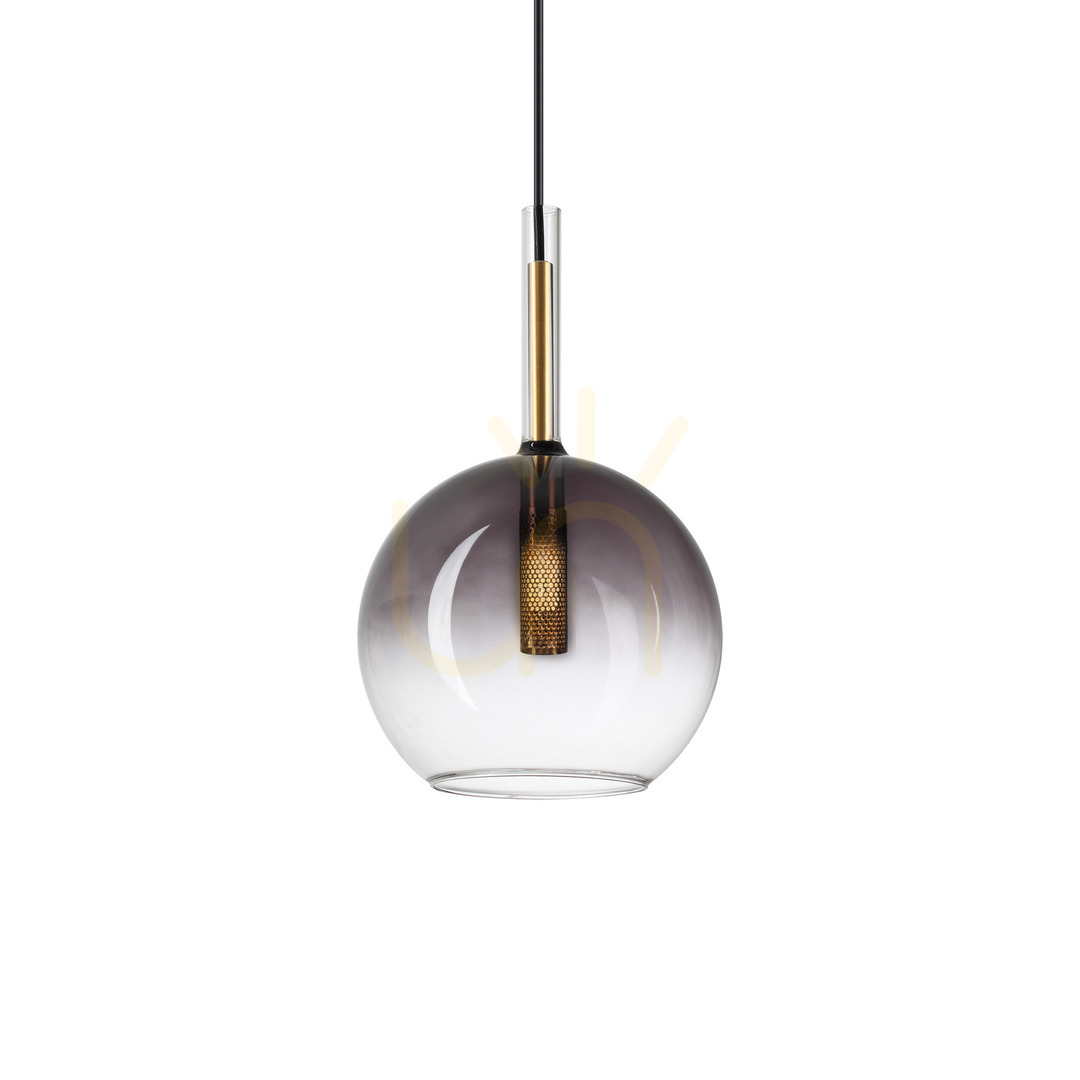 Pendelleuchte Ideallux Empire SP1 Sfera Chrom Glas G9 309811