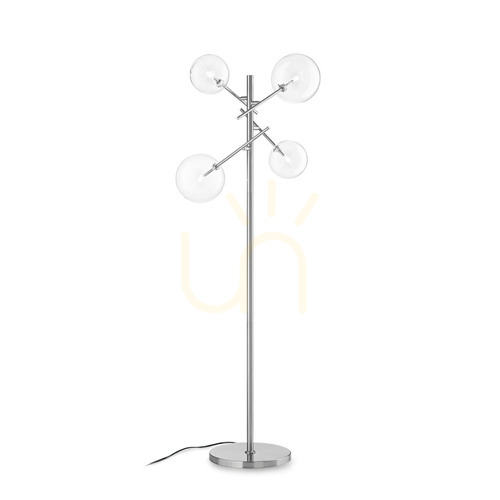 Check Standing Lamp Ideallux Equinoxe PT4 Chrome 290959