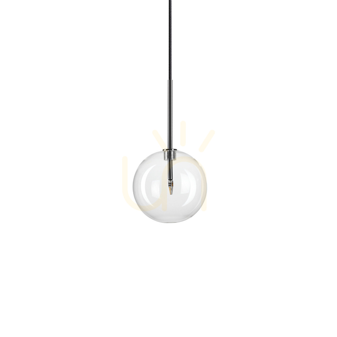 Pendelleuchte Ideallux Equinoxe SP1 D15 Chrom Glas 306537