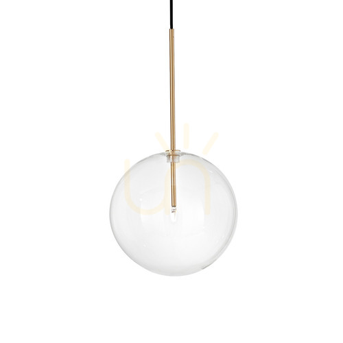 Check Pendant Light Ideal Lux Equinoxe SP1 D25 Brass 277394