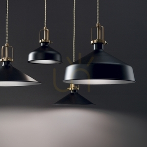 Pendant Light Ideallux Eris SP1 White Metal 33 cm 238135 small 1