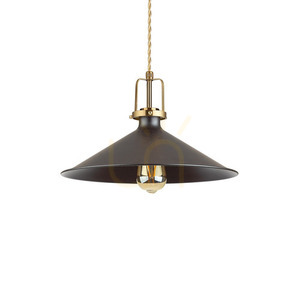 Pendant Light Ideallux Eris SP1 Black Metal 36 cm E27 249087 small 0