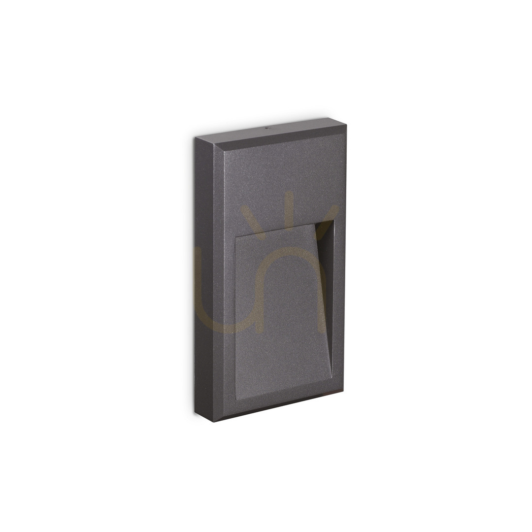 Outdoor Wall Lamp Ideallux Febe Anthracite LED 6W 3000K 268354
