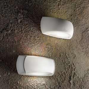 Outdoor Wall Lamp Ideallux Felix White 30 cm E27 123776 small 2
