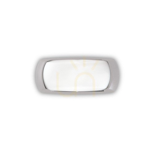 Check Outdoor Wall Lamp Ideallux Felix AP1 Grey 30 cm E27 Resin 123769