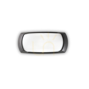 Outdoor Wall Lamp Ideallux Felix AP1 Black 30 cm E27 123783 small 0