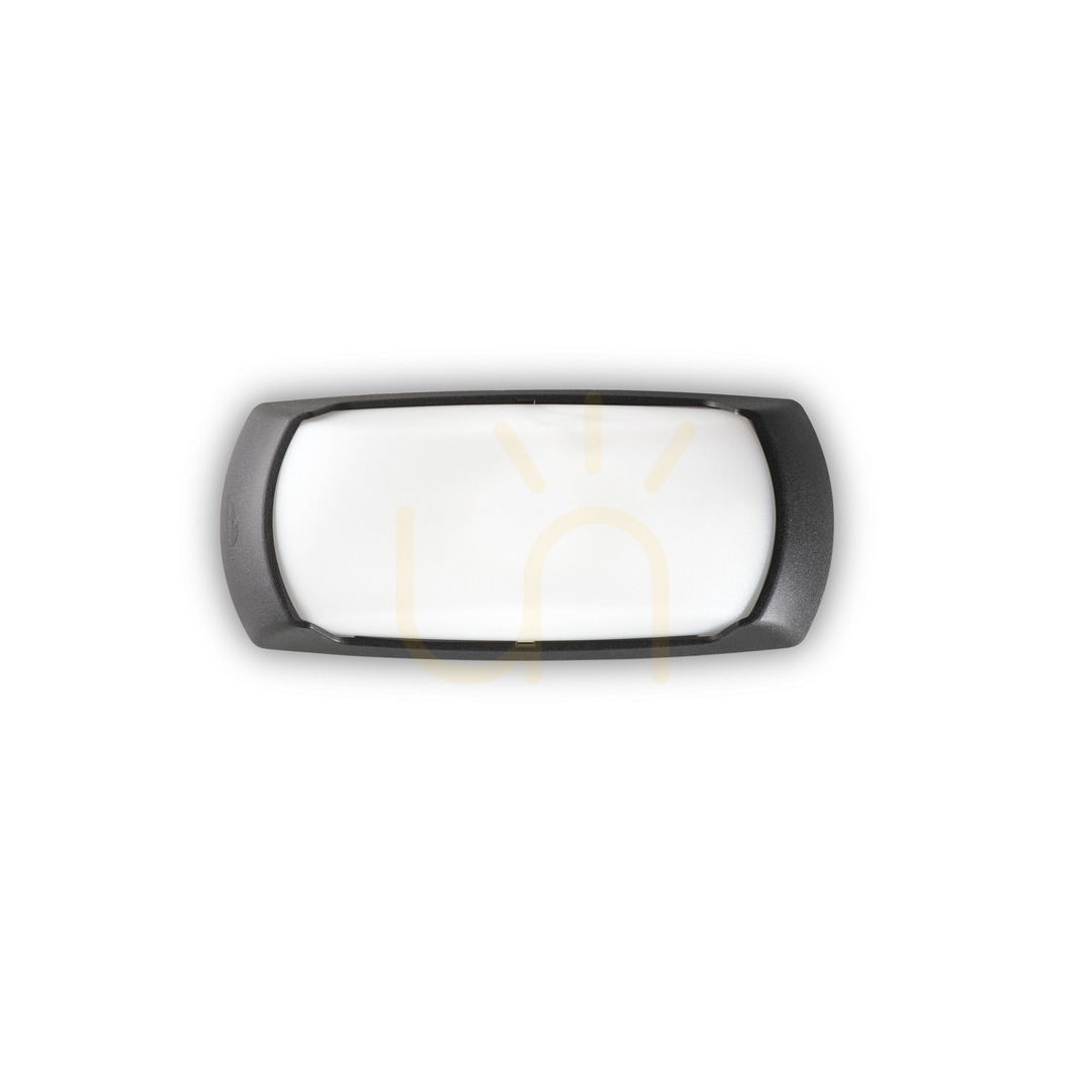 Outdoor Wall Lamp Ideallux Felix AP1 Black 30 cm E27 123783