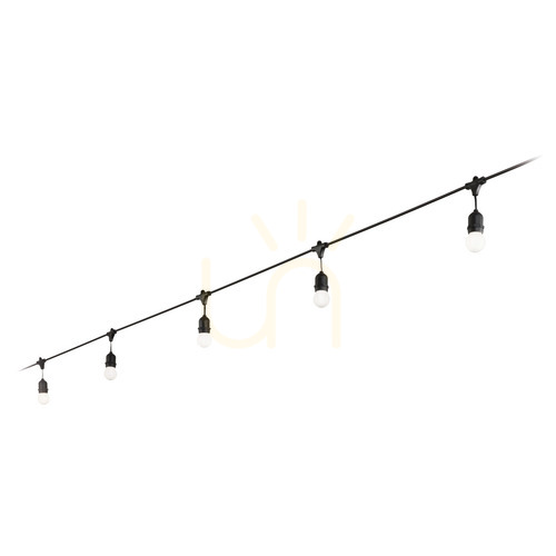 Check Outdoor Pendant Light Ideallux Fiesta SP5 Black 404 cm 159836