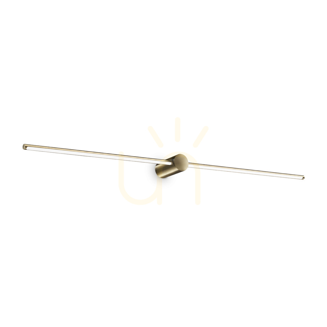 Wall Light Ideallux Essence Filo AP D115 Brass LED 16W 3000K 327785