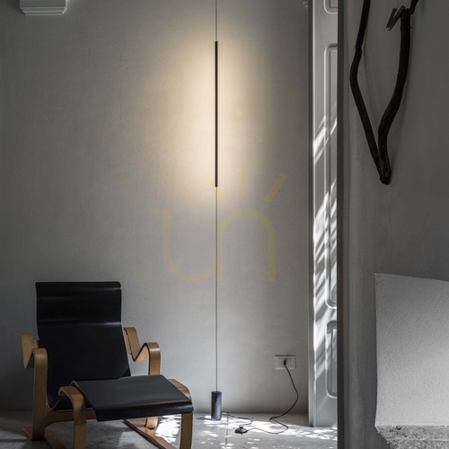 Check Wall Light Ideal Lux Essence Filo PT Nero Black LED 16.5W 3000K 301068