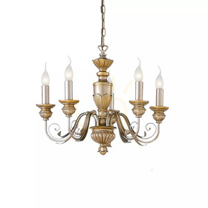 Pendant Light Ideallux Firenze SP5 Oro Gold 5-Light 55 cm 020822 small 1