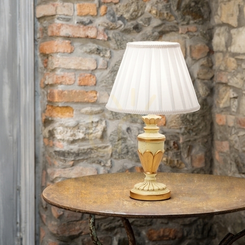 Check Table Lamp Ideallux Firenze TL1 Oro Gold 24 cm 020853