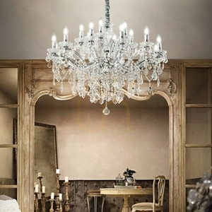 Pendant Light Ideallux Florian SP18 Cromo Chrome Crystal 86 cm 075150 small 3