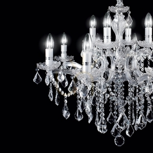 Pendant Light Ideallux Florian SP18 Cromo Chrome Crystal 86 cm 075150 small 5